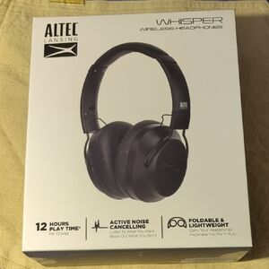 Altec Lansing Black Wireless Headphones